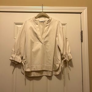 NWOT Rebecca Taylor Cream Color Top